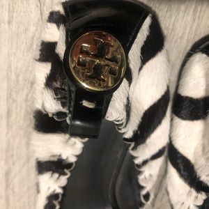 Tory Burch zebra ballet flats